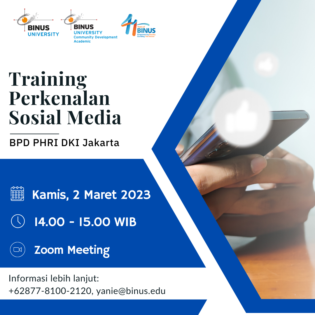 Training BPD PHRI Jakarta: Perkenalan Sosial Media